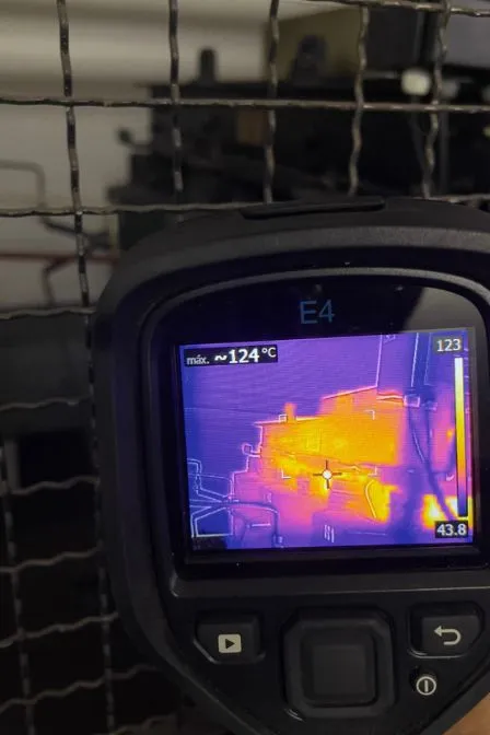 Análise de imagem termográfica - Processo 3